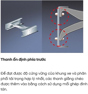 khung gam xe tai hyundai hd320 4 chan may co